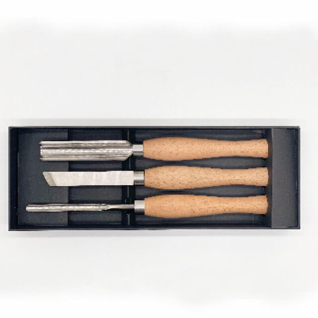 3pcs HSS wood turning tool set M2T3