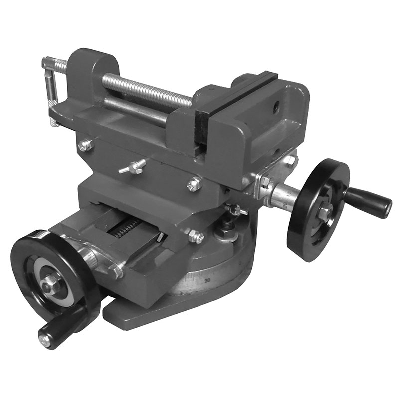 Cross Side Vice With Swivel Base