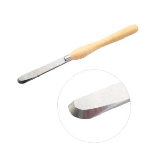 M2 HSS curved negative rake scraper