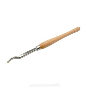 Small swan neck hollowing tool