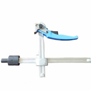 Ratchet handle adjustable welding table clamp