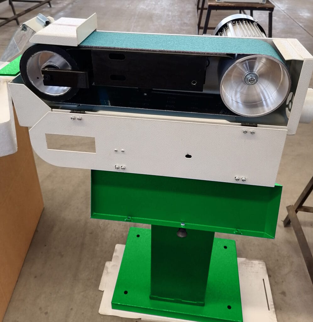 belt grinder inside