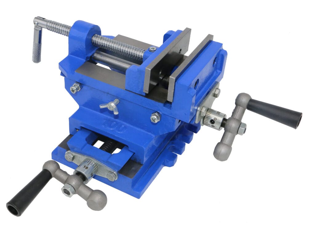 cross slide vise two-way movement
