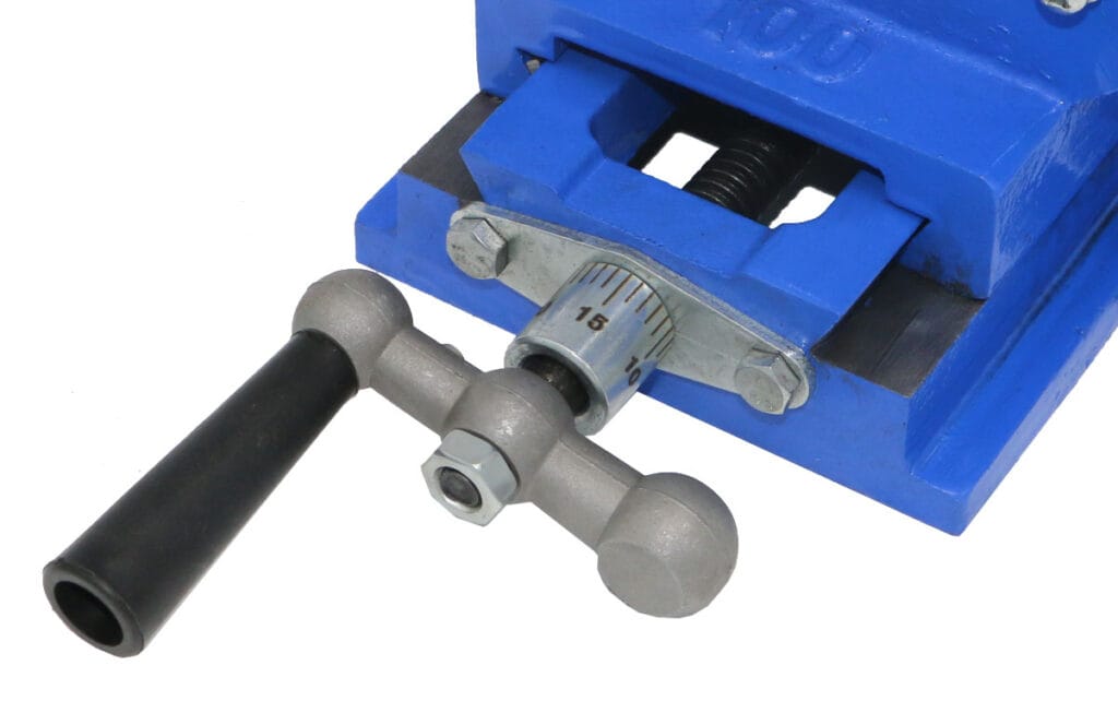 cross slide vise laser calibration